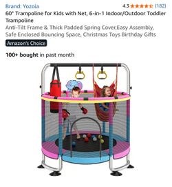 Indoor/outdoor Trampoline Kids