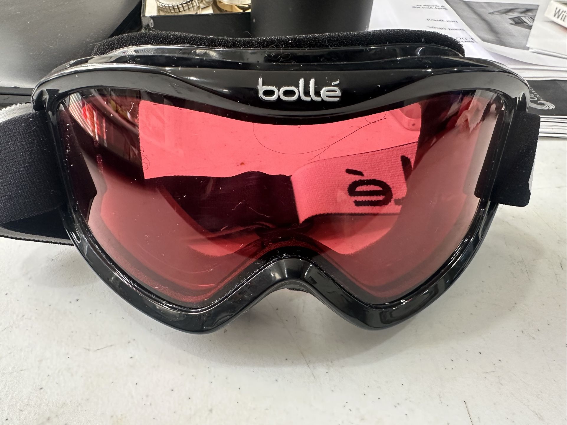 Bolle Ski Snowboard Unisex Red/Orange Lens Goggles  