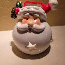 Festive Ceramic Santa Votive Candle Holder - Perfect for Christmas Decor
VINTAGE!