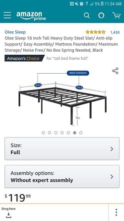 Mattress foundation NO BOX SPRING NEEDED