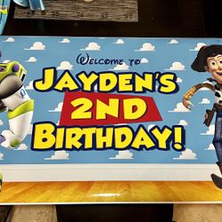 Toy Story Birthday Poster (Jayden)