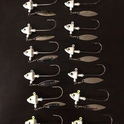 Strike King Tour Grade Spin Head Bundle (12 underspin swimbait heads)