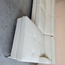 White Sectional Couch 