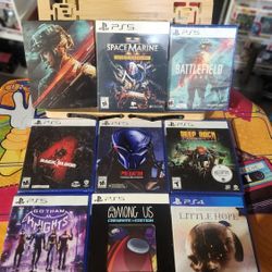 6 New Games, 2 Mint  PS5 / PS4