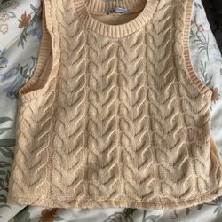 Zara Sweater Cropped Vest