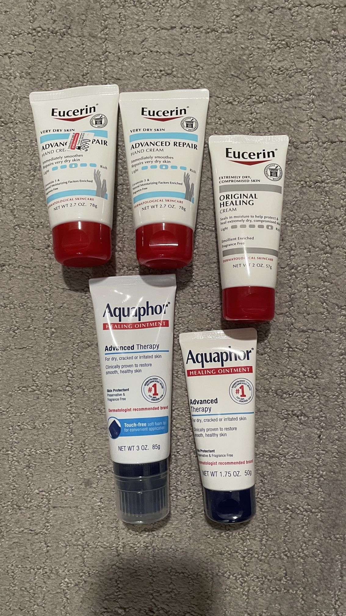 aquaphor healing onitment eucerin personal care bundle $20