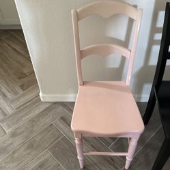 Pottery Barn Pink Desk Chair