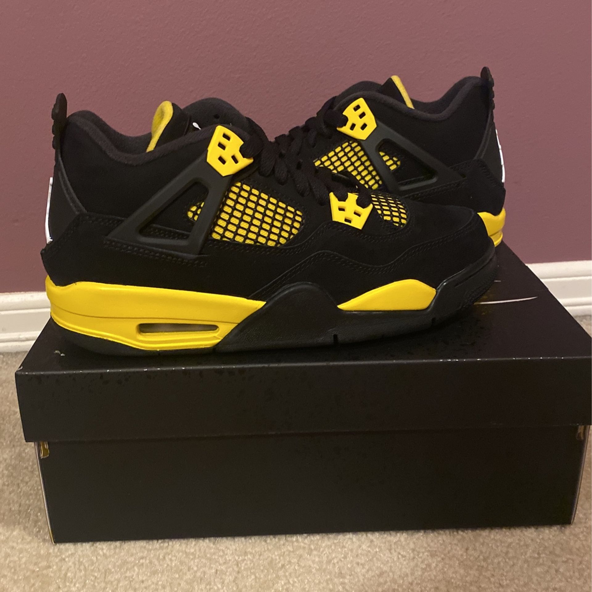 Jordan 4 Yellow Thunder GS