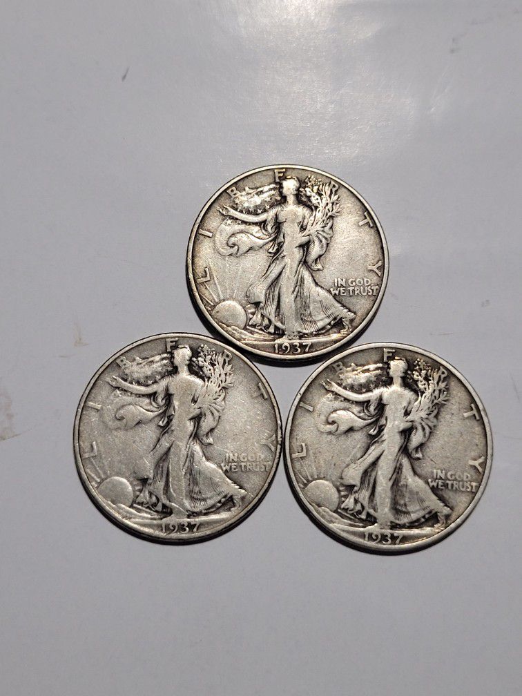 Silver US Coins Walking Liberty Half $