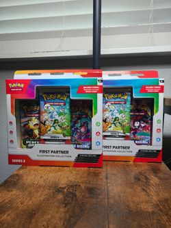 Pokemon First Partner Illustration Boxes
