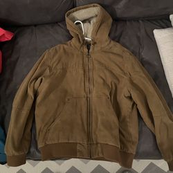 G.H. Bass & Co Men's Canvas Jacket (XLarge, Brown)