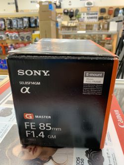 Sony 85 1.4 GM