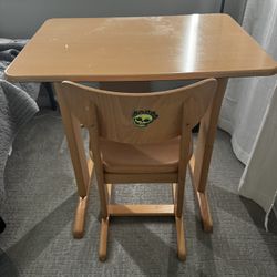 School Desk And Chair For Child 