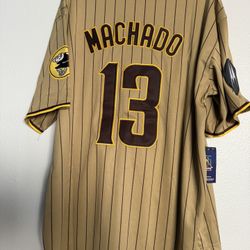 Manny Machado San Diego Padres TAN-Jersey