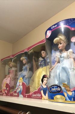 Disney porcelain doll Cinderella Snow White frozen toy children collectible