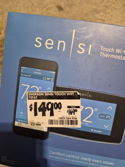 New Wifi Touch Thermostat Sensi