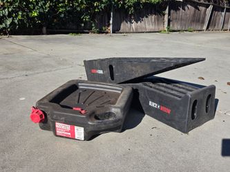 Oil Drain Pans + Ramps
