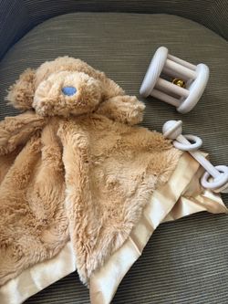 Newborn Soft Doggie Plus Rattles!
