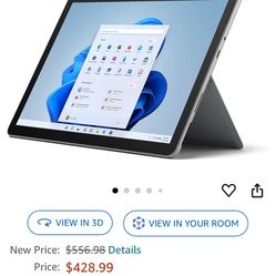 Microsoft Surface Go 3-10.5" Touchscreen - Intel Core i3-8GB Memory - 128GB SSD - Device Only - Platinum (Latest Model) (Renewed)