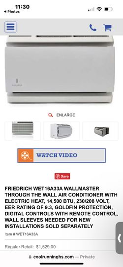 NEW Thru-the-wall Air Conditioner