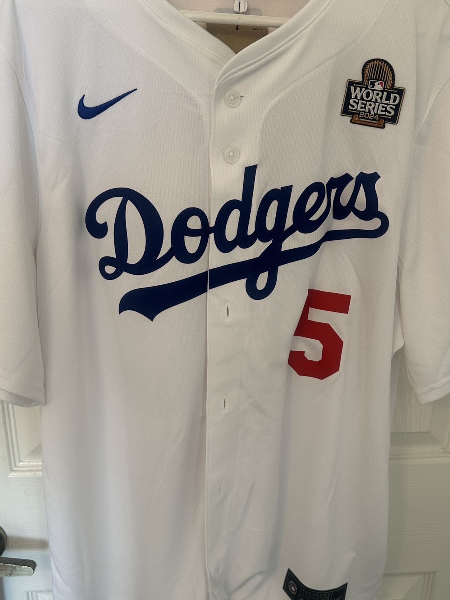 Freddie Freeman Nike Dodgers World Series Jersey