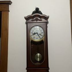 beautiful antique wind-up clock