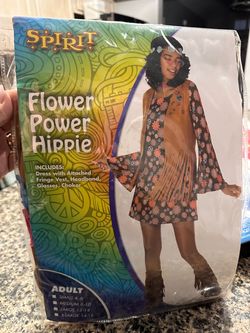 Flower power hippie costume