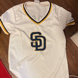 San Diego Padres Baseball Jersey Youth Large 