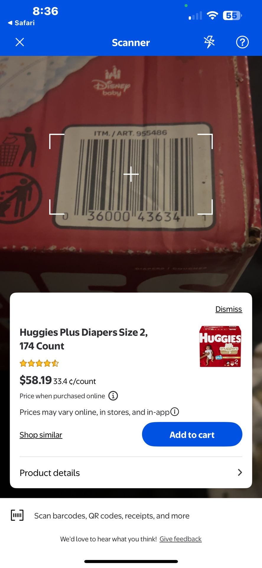 Huggies Diapers