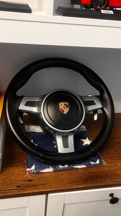 Porsche oem steering wheel