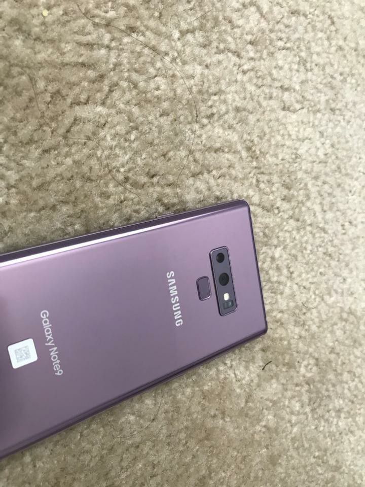 Samsung Galaxy Note 9, 128gb Lavender Purple -Verizon unlocked