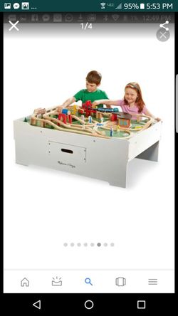 Mellissa and dough activity table