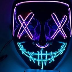 Halloween LED Mask Light Up Mask NEW 