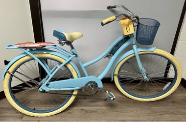 $175 Brand NEW Huffy Nel Lusso Cruiser Bike, 26" Wheels, in Light Blue