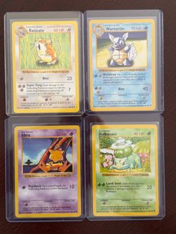 🔥 Pokémon Base Set Shadowless Lot 🔥LOT # 5