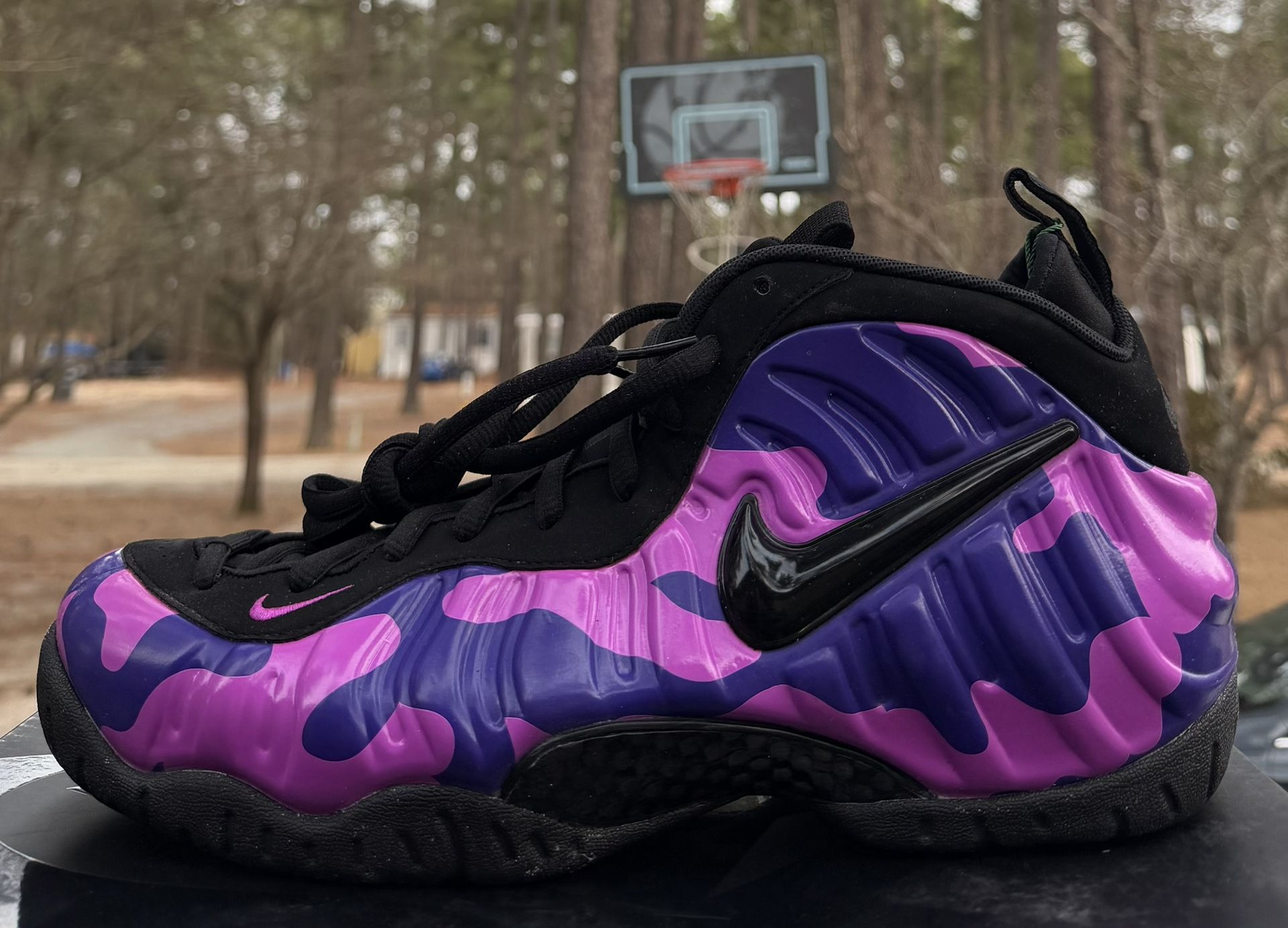 Nike Air Foamposite Pro “Purple Camo” Size 10