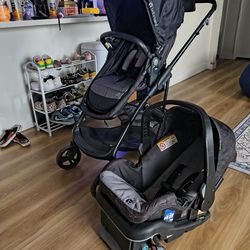 Baby Trend Stroller Travel System With Infant Car Seat And Base