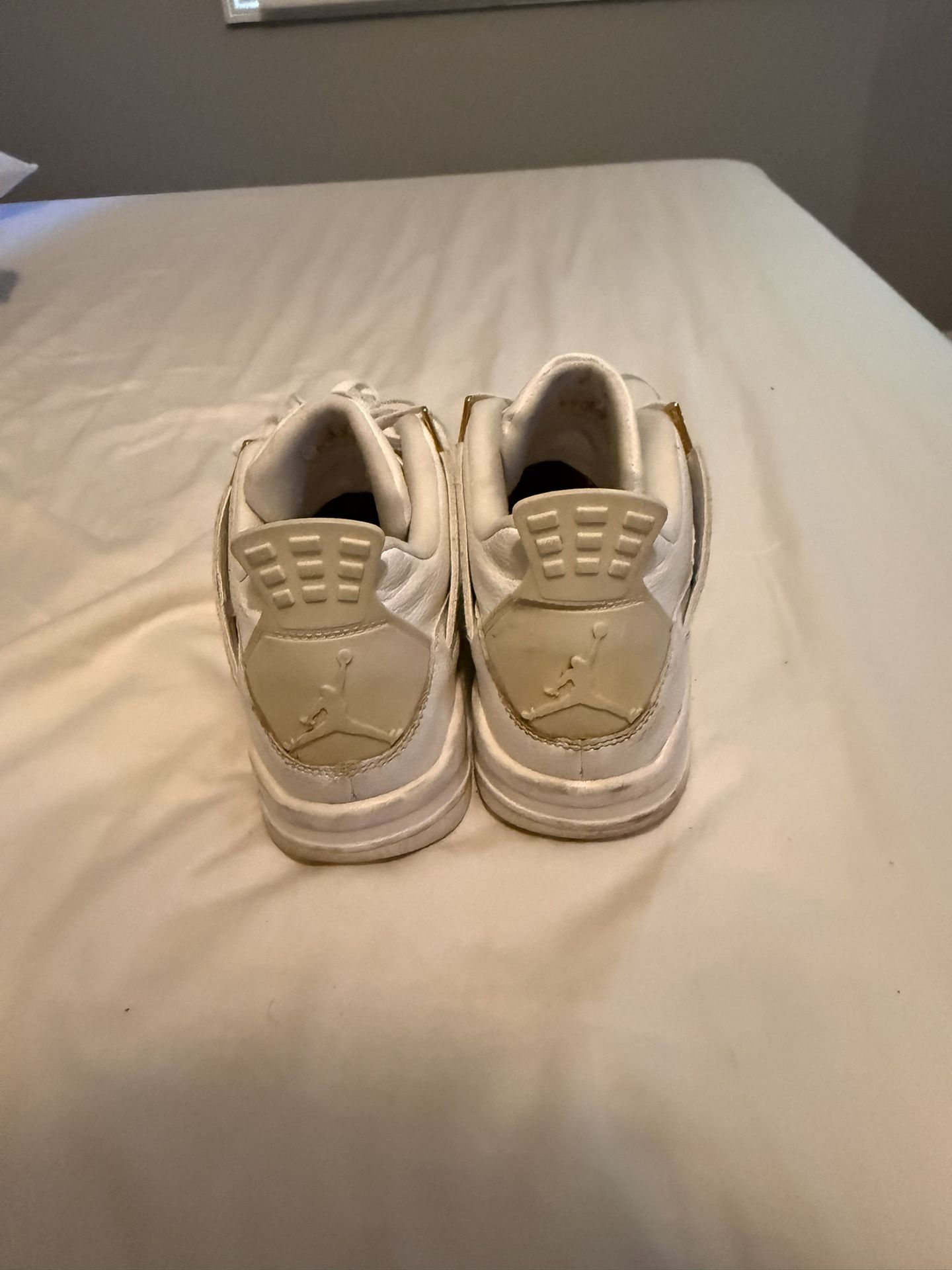 Gold Metallic Jordan 4s