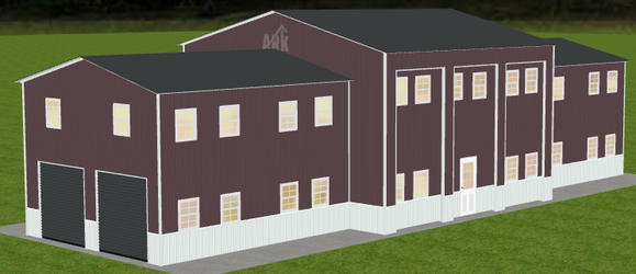 Luxury "Barndo-mansion" Metal Shell
