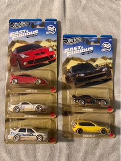 Hot wheels fast and furious silver series race off set