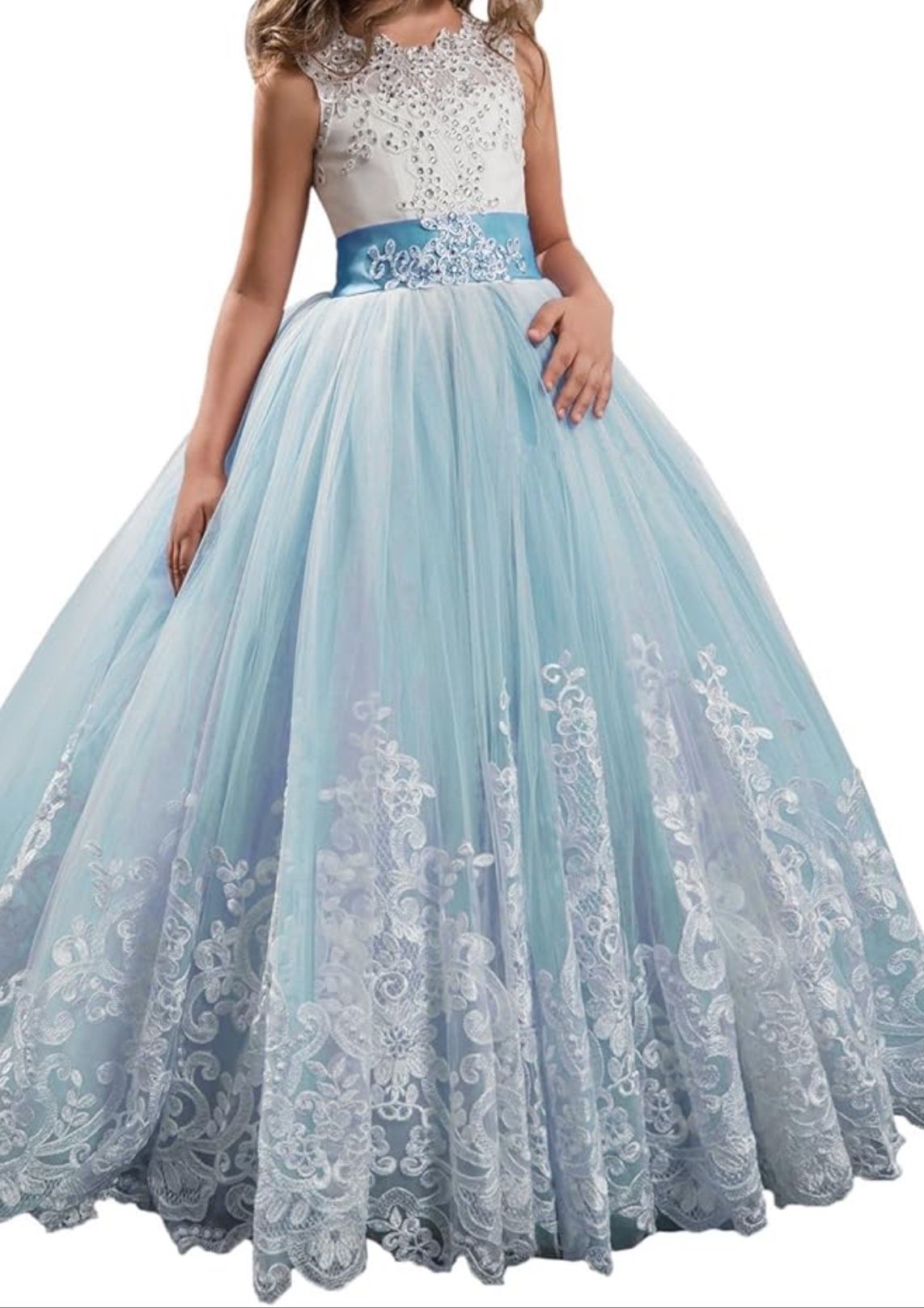 Princess Elsa Party-wear Gown