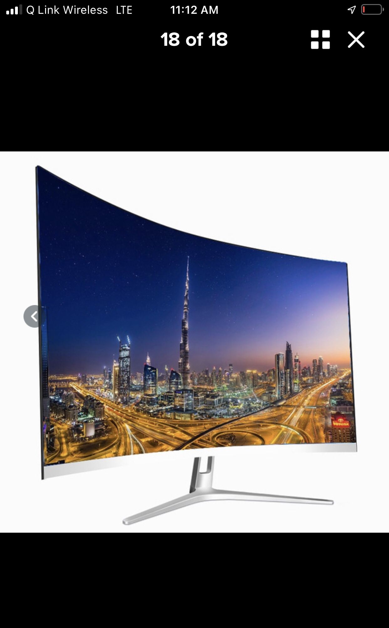 32” Curved Monitor 