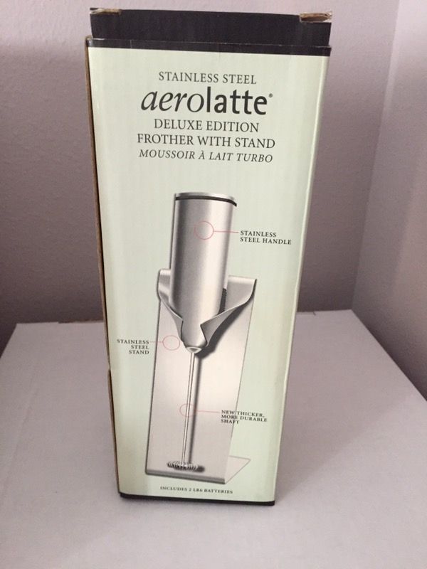 NEW Aerolatte Milk Frother from Restoration Hardware