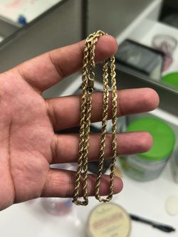 10k rope chain