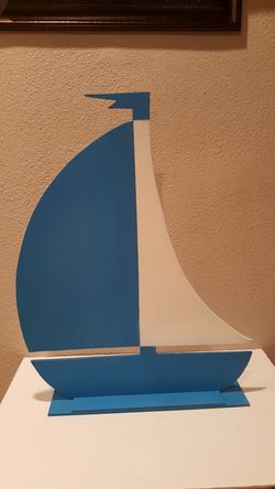 Boats centerpiece made from wood or fome