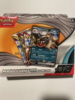 Pokémon Trading Cards Mabosstiff ex Showcase Box Booster Packs