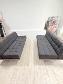 Brand New Kardiel Woodrow Love Seat (2 Available)