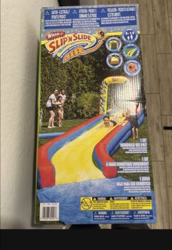 Brand New The Wham-O Slip 'N Slide Air is a 30-foot-long inflatable water slide