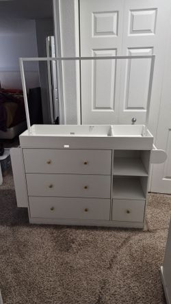 Baby changing table and dresser combo