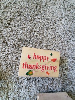 Happy Thanksgiving stamp